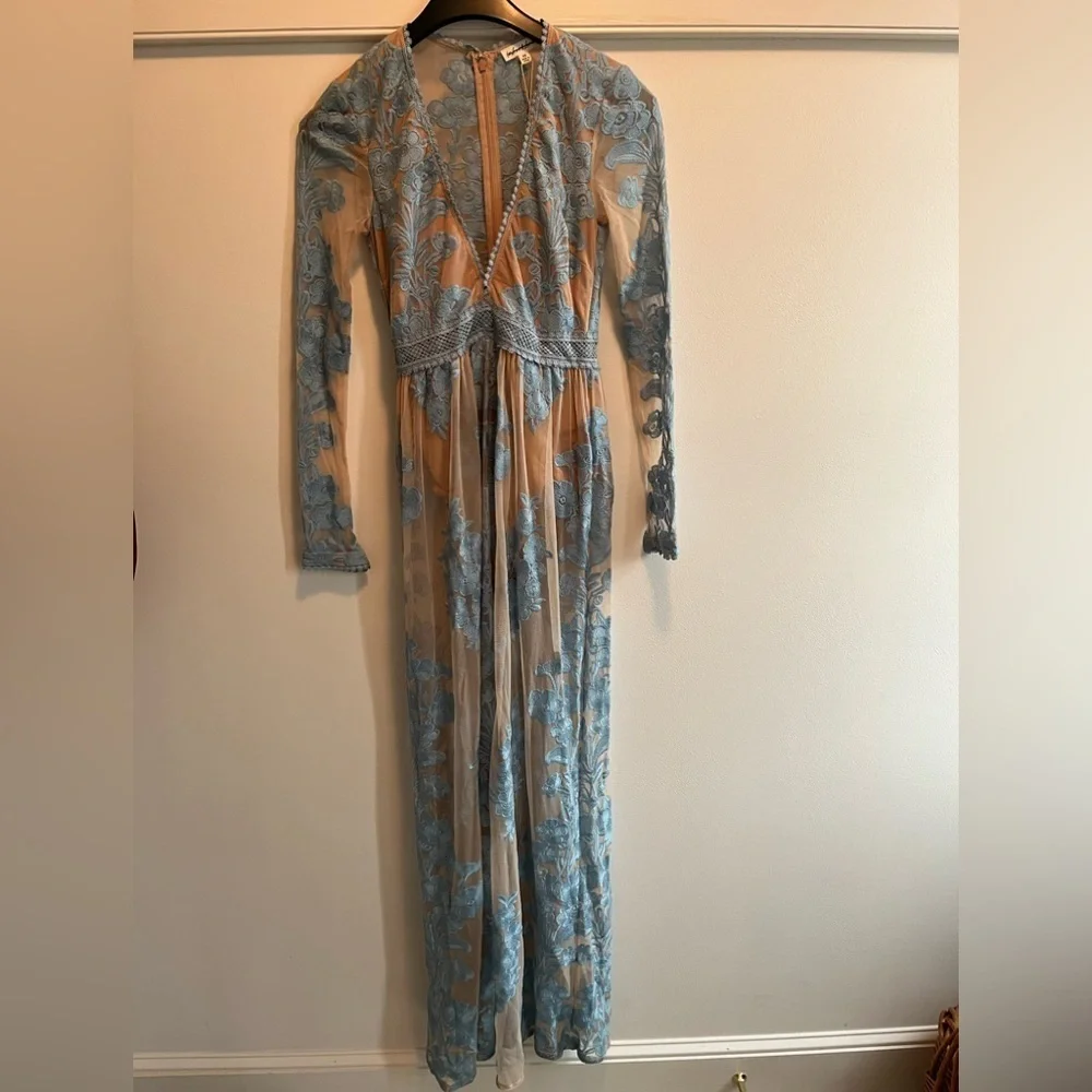 NWT Free People X For Love & Lemons Temecula Maxi Dress size XS